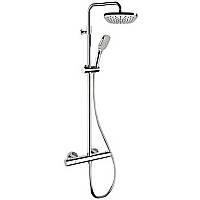 Душевая система Remer Elegance EQ32A8CPAD20 с термостатом Хром