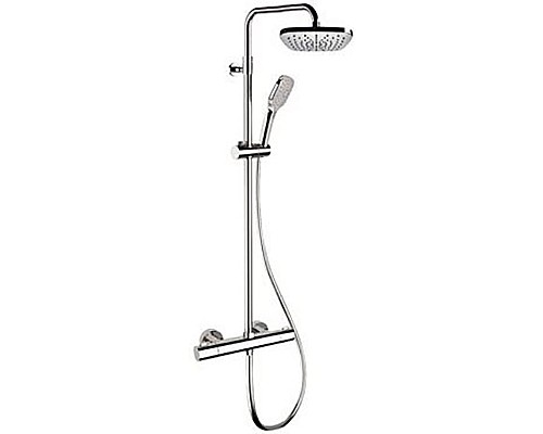 Душевая система Remer Elegance EQ32A8CPAD20 с термостатом Хром