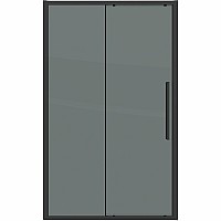 Душевая дверь Grossman Cosmo 100 100.K33.02.100.21.10 профиль Черный матовый стекло тонированное