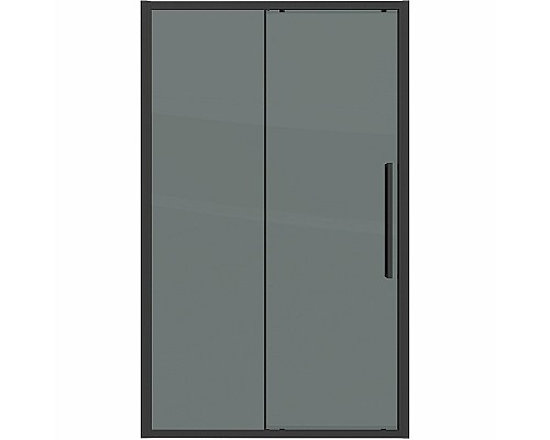 Душевая дверь Grossman Cosmo 100 100.K33.02.100.21.10 профиль Черный матовый стекло тонированное