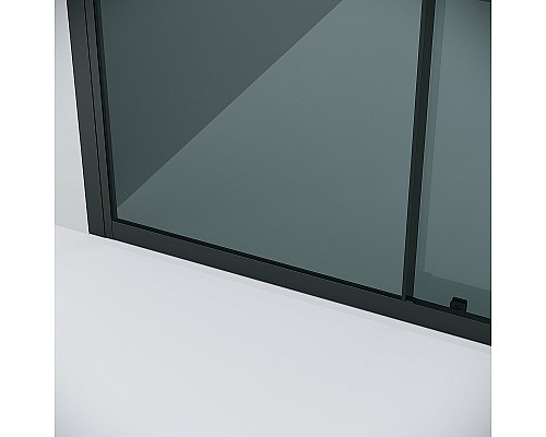 Душевая дверь Grossman Cosmo 100 100.K33.02.100.21.10 профиль Черный матовый стекло тонированное