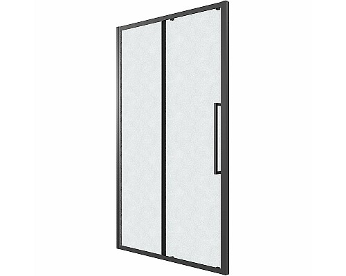 Душевая дверь Grossman Cosmo 100 100.K33.02.100.21.02 профиль Черный матовый стекло шиншилла
