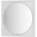 Зеркало Defesto Eclipce 70х70 с подсветкой 15W-3000К/в багетной раме/Сенсорный выключатель/Теплый белый свет/Белая рама