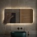 Зеркало Defesto Opti 120x60 с подсветкой 34W-4500К/ИК - выключатель/Нейтральный белый свет