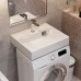 Раковина Paola Juno 60x50 на стиральную машину Белая глянцевая