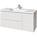 Тумба под раковину Caprigo Forte 120 36117R-SF027 подвесная Белая матовая