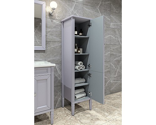 Шкаф пенал Caprigo Albion Concept 43 34050R-SF028 Серый матовый