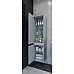 Шкаф пенал Caprigo Forte 35 L 36150L-SF028 подвесной Серый матовый