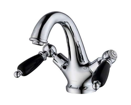 Смеситель для раковины Caprigo Adria-Classic Black Edition 03B-520-crm Хром
