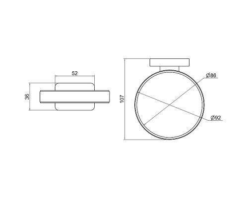 Держатель для фена Schein Klimt 9262MB Черный матовый