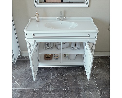 Тумба под раковину Caprigo Fresco 120 10616SN-В016 Белая матовая