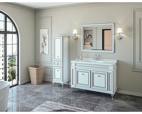 Тумба под раковину Caprigo Fresco 120 10616SN-В016 Белая матовая