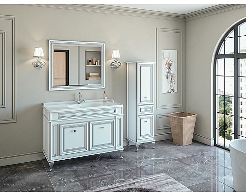 Тумба под раковину Caprigo Fresco 120 10616SN-В016 Белая матовая