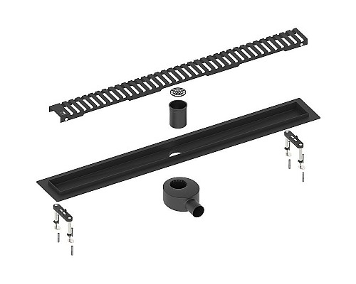 Душевой лоток Timo Drain System 70 DS230107/03 с Черной матовой решеткой