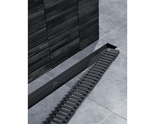 Душевой лоток Timo Drain System 70 DS230107/03 с Черной матовой решеткой
