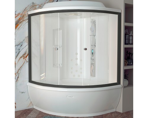 Душевой бокс Radomir Калифорния К1 155x155 1-04-6-0-4-0780 с баней с гидромассажем