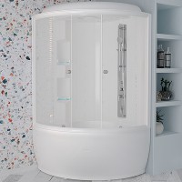 Душевой бокс Radomir Лаура К2 128x128 1-04-1-0-5-0870 с баней с гидромассажем