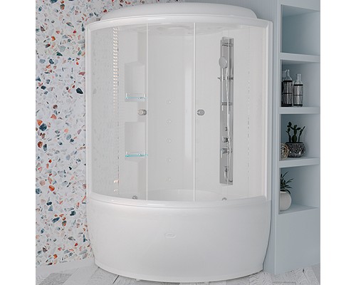 Душевой бокс Radomir Лаура К2 128x128 1-04-1-0-5-0870 с баней с гидромассажем