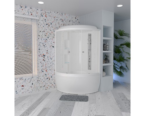 Душевой бокс Radomir Лаура К2 128x128 1-04-1-0-5-0870 с баней с гидромассажем