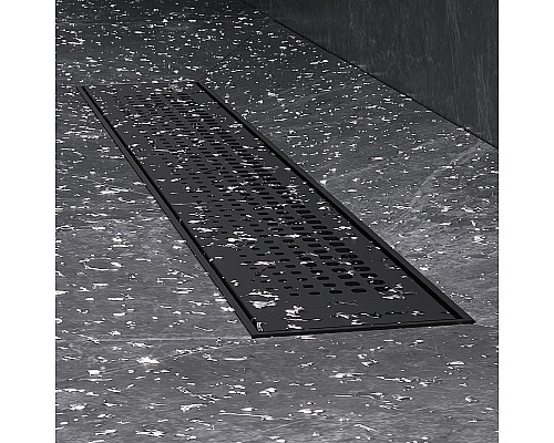 Душевой лоток AM.PM PrimeFlow 50 W02SC-P11-050-01BM с Черной матовой решеткой Cut Gradient