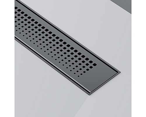 Душевой лоток AM.PM PrimeFlow 50 W02SC-P11-050-01BM с Черной матовой решеткой Cut Gradient