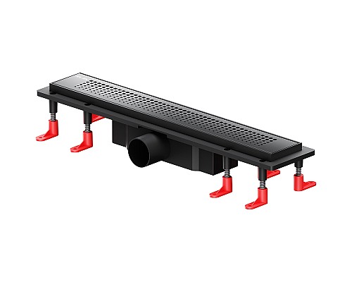 Душевой лоток AM.PM PrimeFlow 50 W02SC-P11-050-01BM с Черной матовой решеткой Cut Gradient