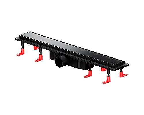 Душевой лоток AM.PM PrimeFlow 60 W02SC-U11-060-04BM с Черной матовой решеткой / под плитку Tile