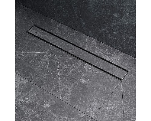 Душевой лоток AM.PM PrimeFlow 60 W02SC-U11-060-04BM с Черной матовой решеткой / под плитку Tile