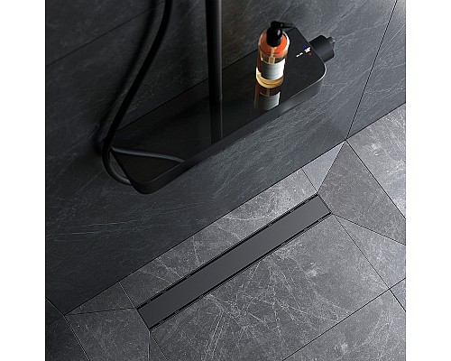 Душевой лоток AM.PM PrimeFlow 60 W02SC-U11-060-04BM с Черной матовой решеткой / под плитку Tile