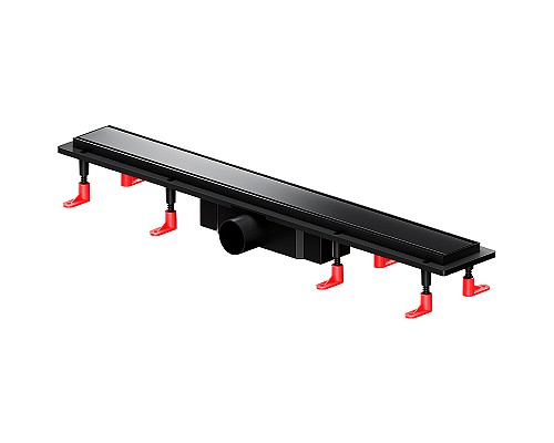 Душевой лоток AM.PM PrimeFlow 70 W02SC-U11-070-04BM с Черной матовой решеткой / под плитку Tile