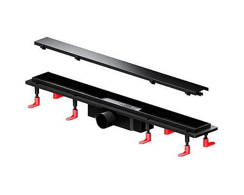 Душевой лоток AM.PM PrimeFlow 70 W02SC-U11-070-04BM с Черной матовой решеткой / под плитку Tile