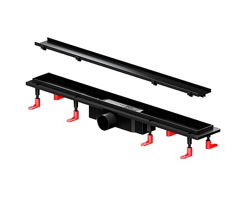 Душевой лоток AM.PM PrimeFlow 70 W02SC-U11-070-04BM с Черной матовой решеткой / под плитку Tile