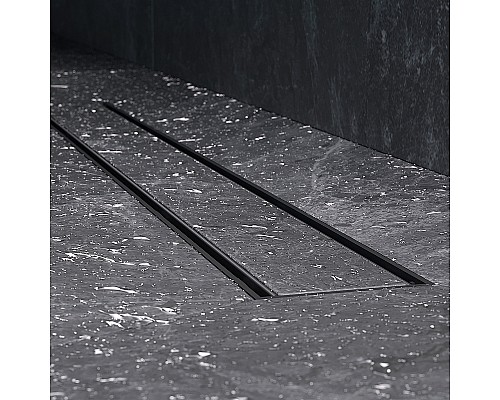 Душевой лоток AM.PM PrimeFlow 70 W02SC-U11-070-04BM с Черной матовой решеткой / под плитку Tile