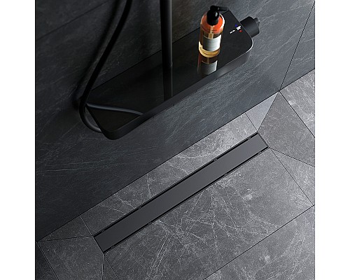 Душевой лоток AM.PM PrimeFlow 70 W02SC-U11-070-04BM с Черной матовой решеткой / под плитку Tile
