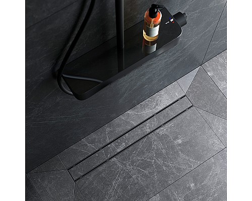 Душевой лоток AM.PM PrimeFlow 70 W02SC-U11-070-04BM с Черной матовой решеткой / под плитку Tile