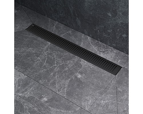 Душевой лоток AM.PM MasterFlow 60 W01SC-P11-060-01BM с Черной матовой решеткой Cut Gradient