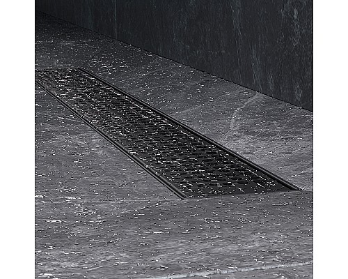 Душевой лоток AM.PM MasterFlow 60 W01SC-P11-060-01BM с Черной матовой решеткой Cut Gradient