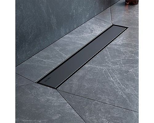 Душевой лоток AM.PM MasterFlow 50 W01SC-U11-050-04BM с Черной матовой решеткой / под плитку Tile