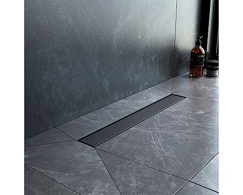 Душевой лоток AM.PM MasterFlow 50 W01SC-U11-050-04BM с Черной матовой решеткой / под плитку Tile