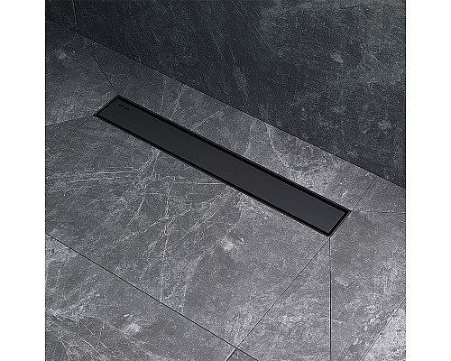 Душевой лоток AM.PM MasterFlow 50 W01SC-U11-050-04BM с Черной матовой решеткой / под плитку Tile