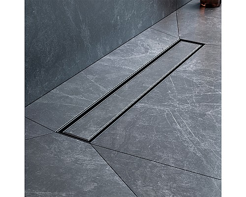 Душевой лоток AM.PM MasterFlow 50 W01SC-U11-050-04BM с Черной матовой решеткой / под плитку Tile