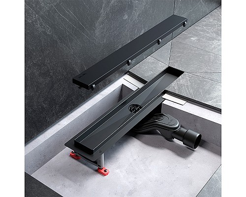 Душевой лоток AM.PM MasterFlow 50 W01SC-U11-050-04BM с Черной матовой решеткой / под плитку Tile