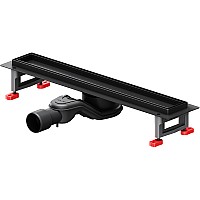 Душевой лоток AM.PM MasterFlow 50 W01SC-U11-050-04BM с Черной матовой решеткой / под плитку Tile