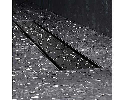 Душевой лоток AM.PM MasterFlow 60 W01SC-U11-060-04BM с Черной матовой решеткой / под плитку Tile