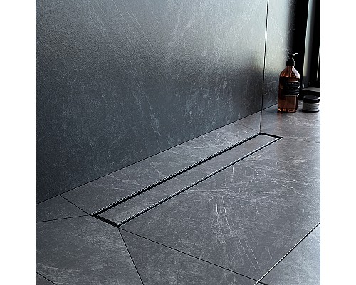 Душевой лоток AM.PM MasterFlow 60 W01SC-U11-060-04BM с Черной матовой решеткой / под плитку Tile