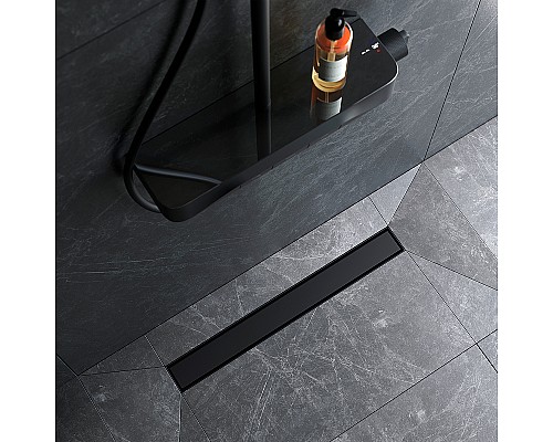 Душевой лоток AM.PM MasterFlow 60 W01SC-U11-060-04BM с Черной матовой решеткой / под плитку Tile