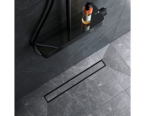 Душевой лоток AM.PM MasterFlow 60 W01SC-U11-060-04BM с Черной матовой решеткой / под плитку Tile