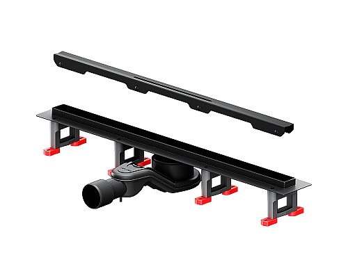 Душевой лоток AM.PM MasterFlow 60 W01SC-S11-060-05BM с Черной матовой решеткой Slim line