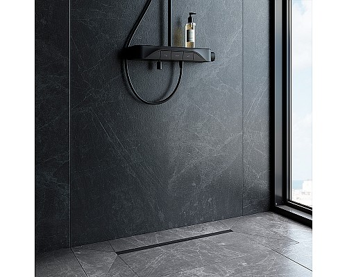 Душевой лоток AM.PM MasterFlow 60 W01SC-S11-060-05BM с Черной матовой решеткой Slim line