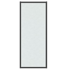 Душевая стенка Grossman Style 80 200.K33.05.80.21.02 профиль Черный матовый стекло шиншилла